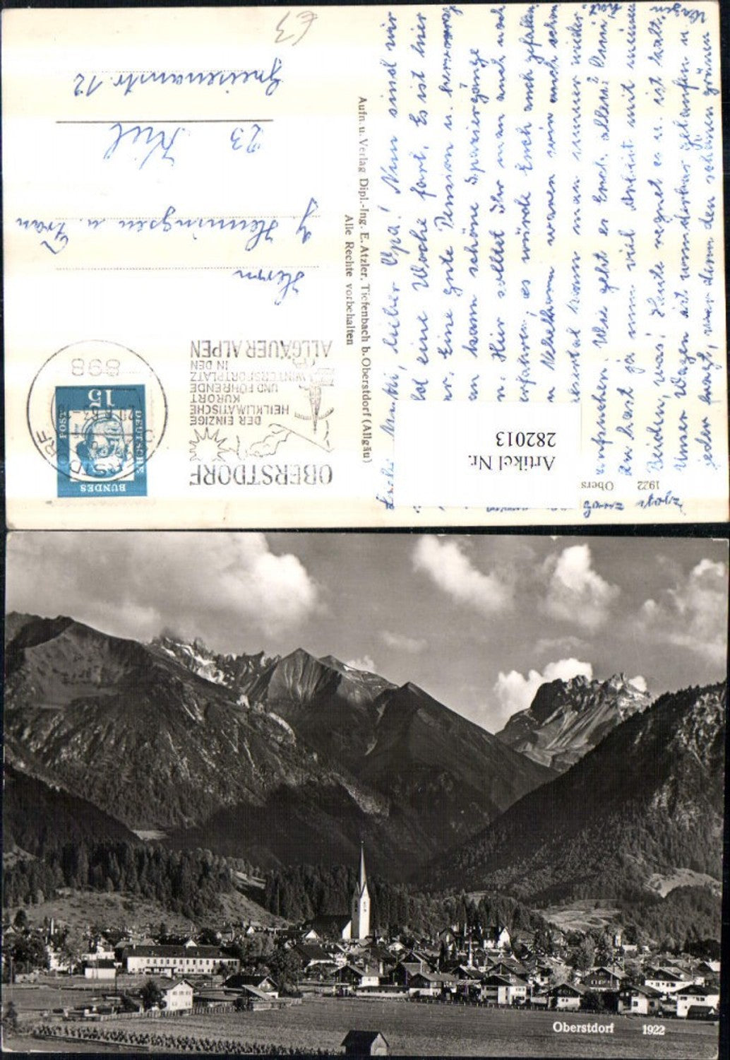 282013,Oberstdorf im Allgäu Totale Bergkulisse