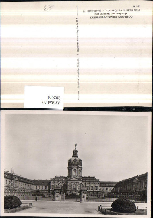 282061,Berlin Schloss Charlottenburg Mittelbau von Nehring