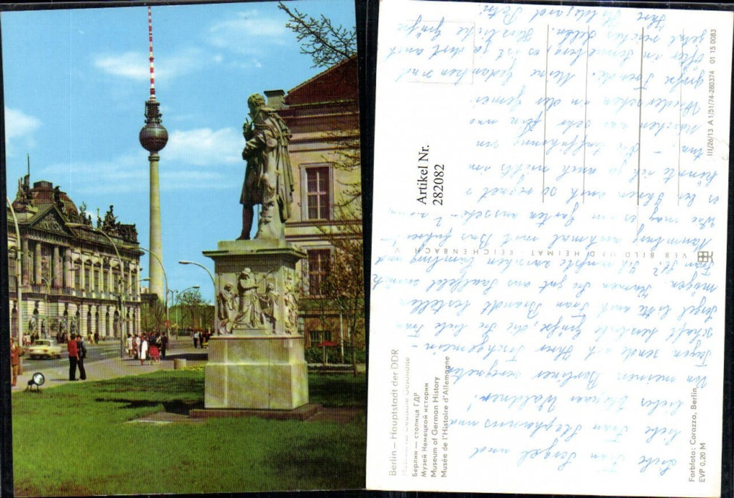 282082,Berlin Museum für Deutsche Geschichte Fernsehturm pub VEB