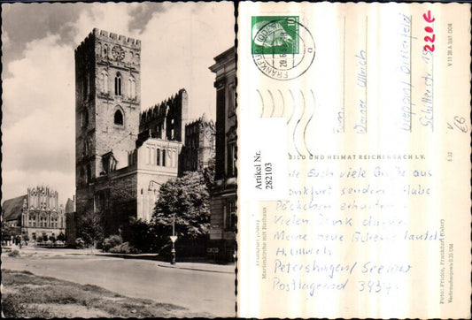 282103,Frankfurt an d. Oder Marienkirche m. Rathaus pub VEB 5/32