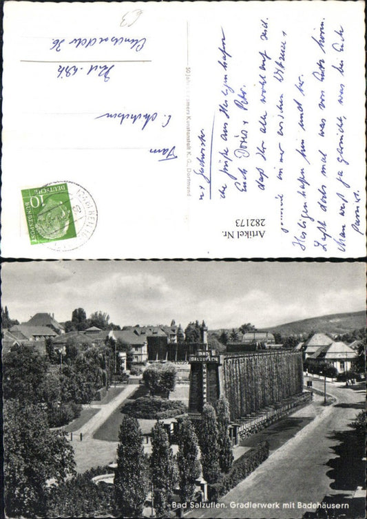 282173,Bad Salzuflen Gradierwerk m. Badehäusern