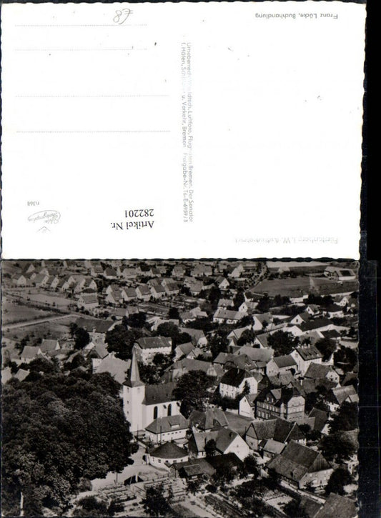 282201,Fürstenberg Westfalen Totale Fliegeraufnahme