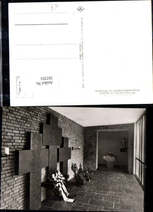 282203,Neu-Listernohl am Biggesee St. Augustinus Pfarrkirche Kriegergedächtnisstätte m. Taufkapele