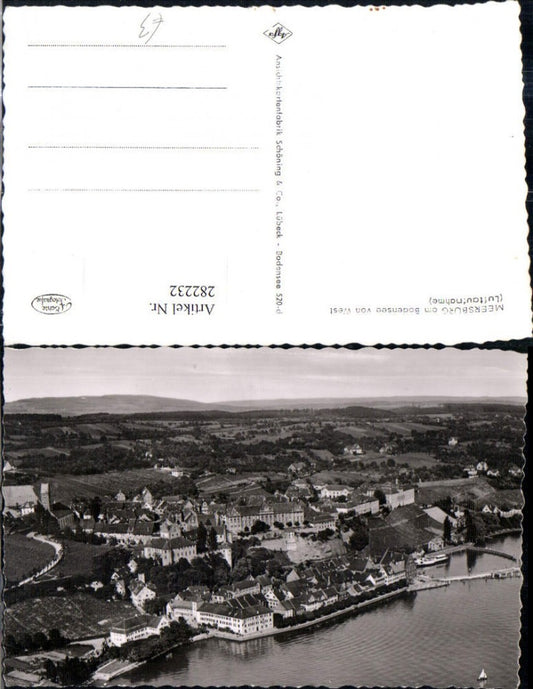 282232, Meersburg on Lake Constance, aerial view
