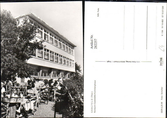 282257,Saalfeld Konsum-Gaststätte Kulmberghaus Terrasse