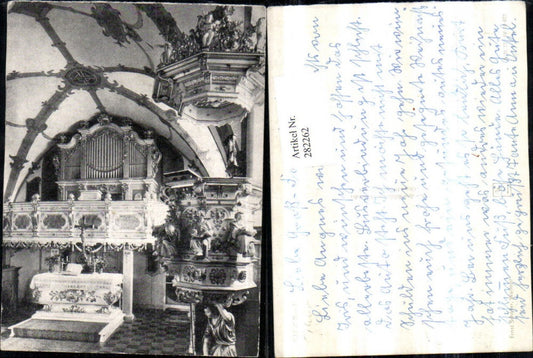 282262,Schoss Burgk b. Remptendorf Kanzel Orgel Altar