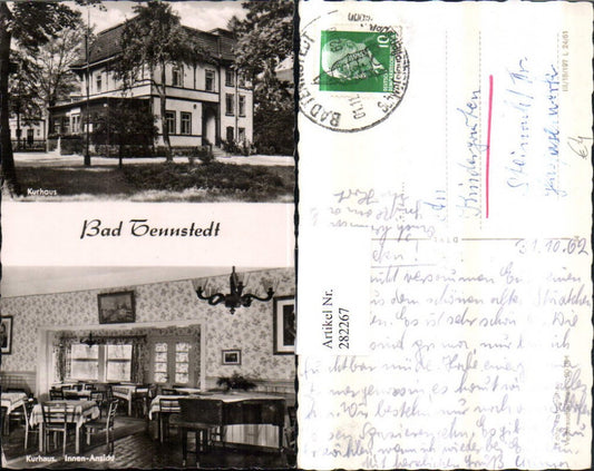 282267,Bad Tennstedt Kurhaus Innenansicht Mehrbildkarte