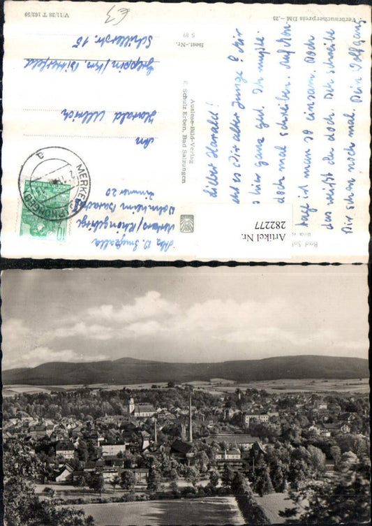 282277,Bad Salzungen Totale Blick vom Weinberg