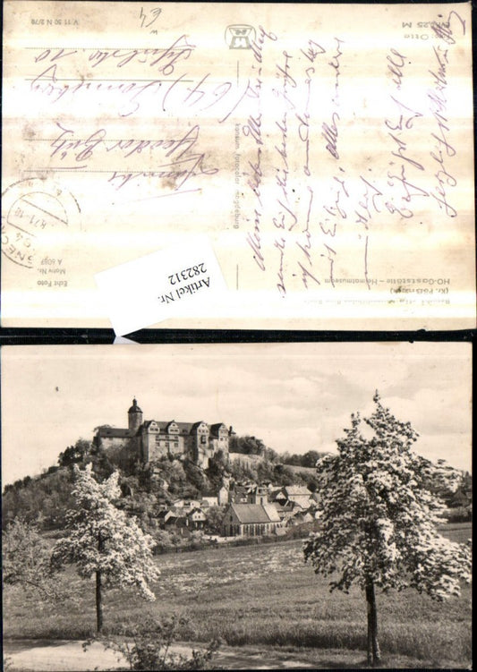 282312,Ranis Teilansicht m. Burg