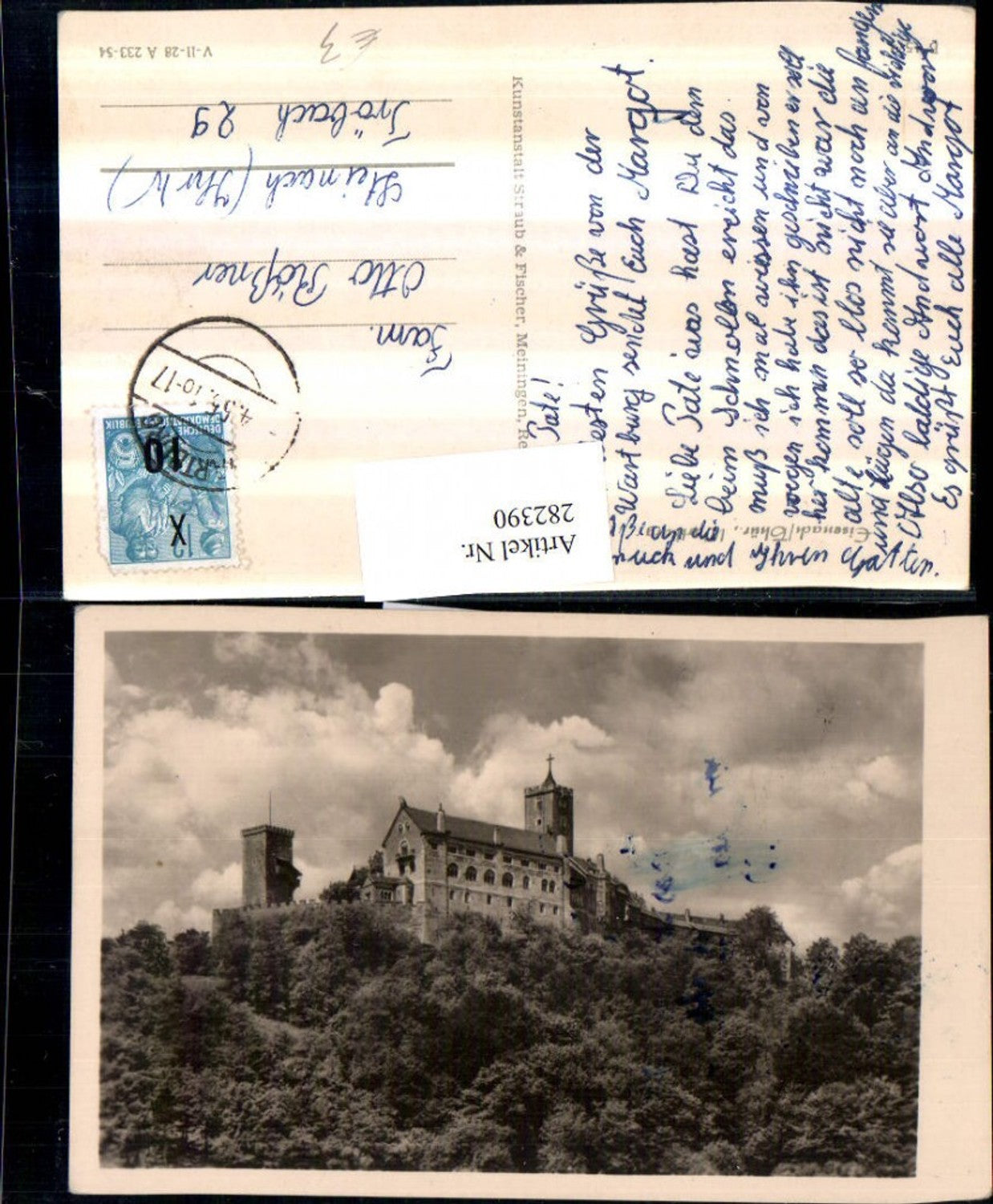 282390, Eisenach Wartburg Castle Tower