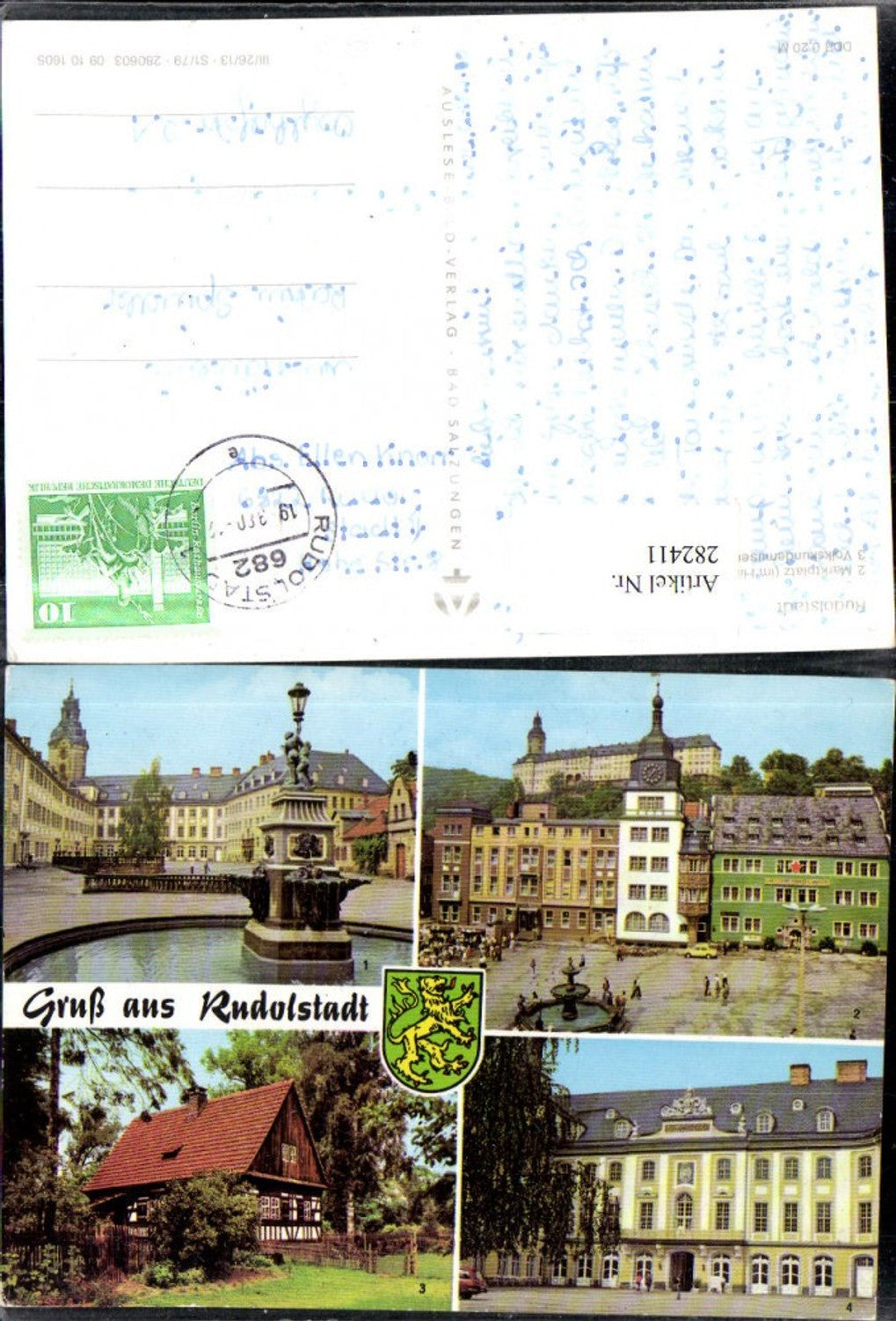 282411, Rudolstadt Heidecksburg Castle Market Square Folklore Museum Multi-image map