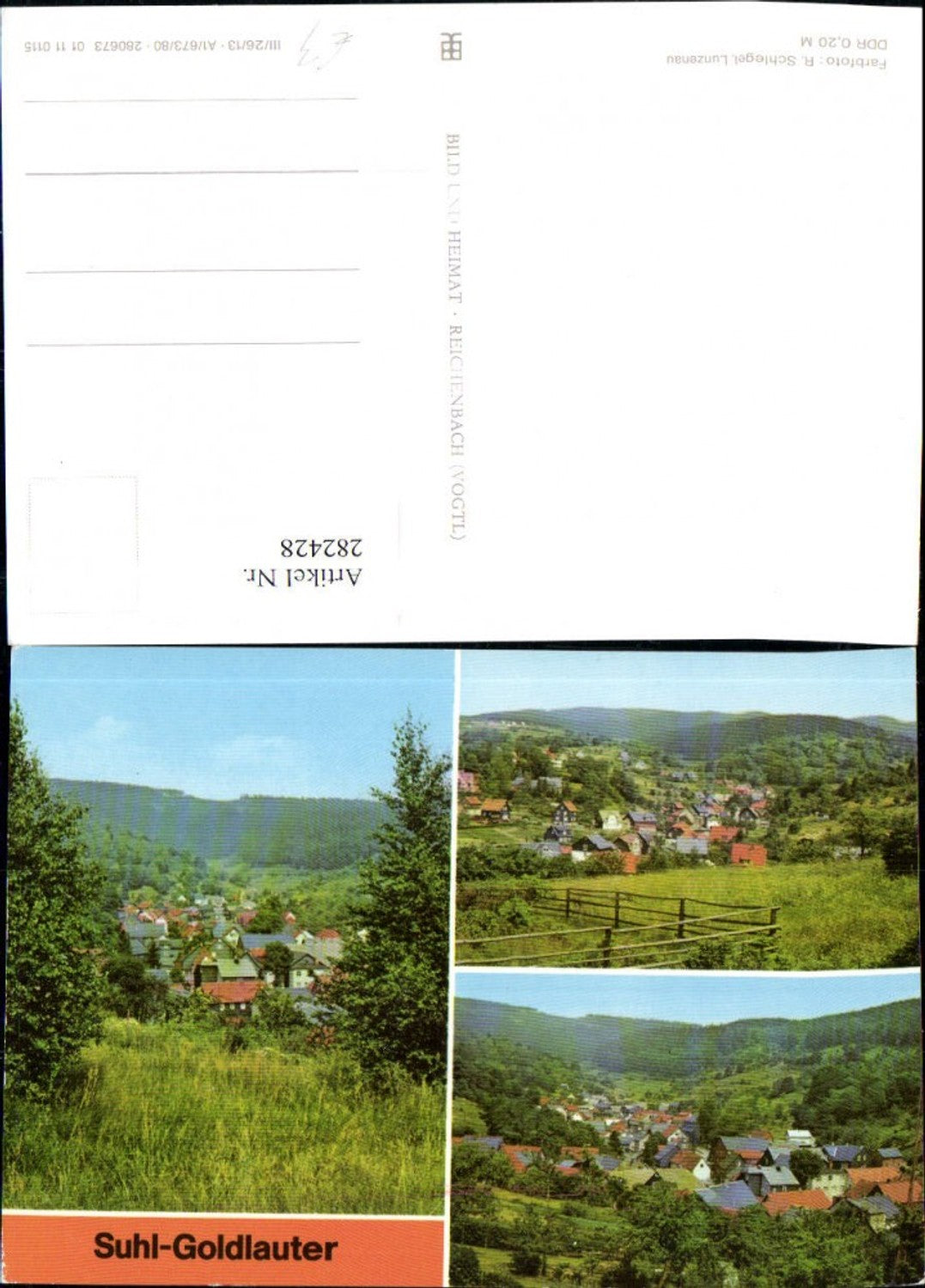 282428,Suhl Goldlauter Totale Mehrbildkarte
