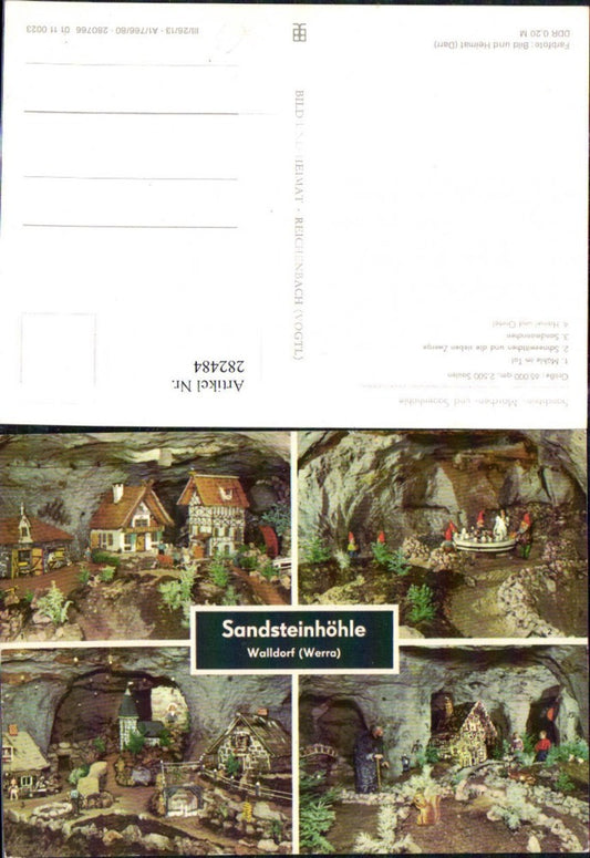282484,Walldorf an d. Werra Sandsteinhöhle Märchen Schneewittchen Sandmännchen Hänsel u. Gretel Miniatur