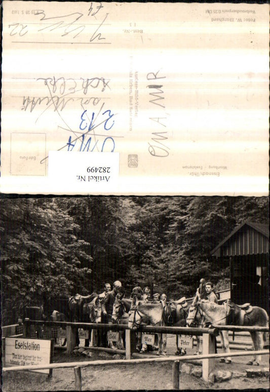 282499, Eisenach Wartburg Donkey Station Donkeys