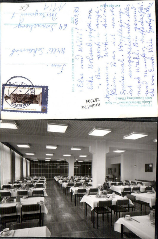 282504,Leutenberg FDGB-Erholungsheim Katja Niederkirchner Speisesaal
