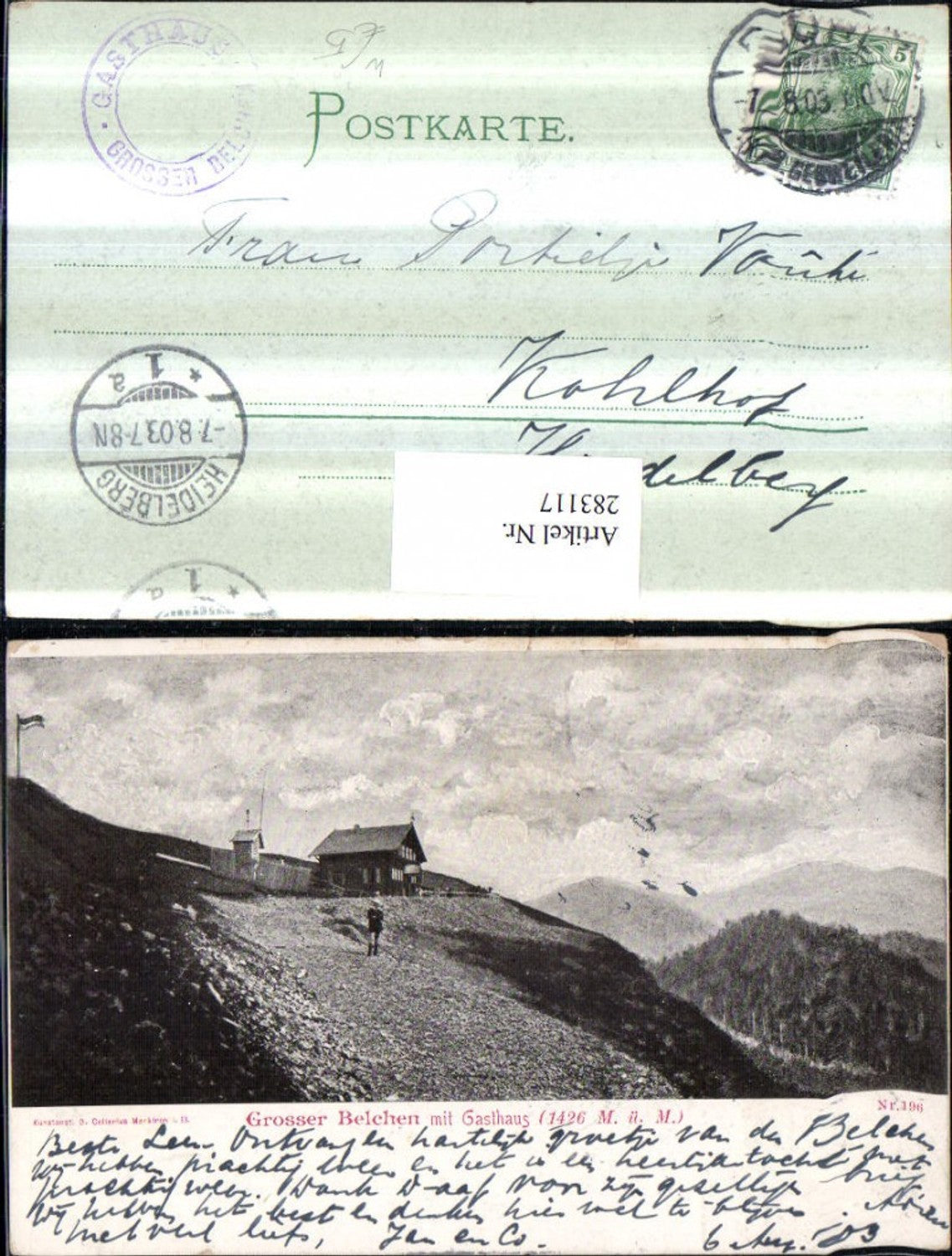 Alte Ansichtskarte – Old Postcard