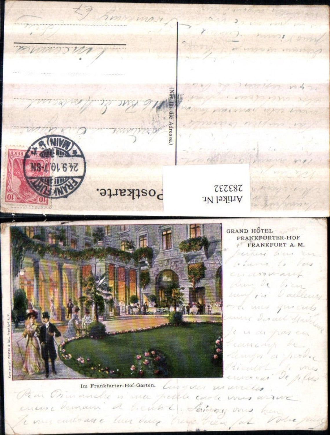 283232,Frankfurt am Main Grand Hotel Frankfurter Hof Garten