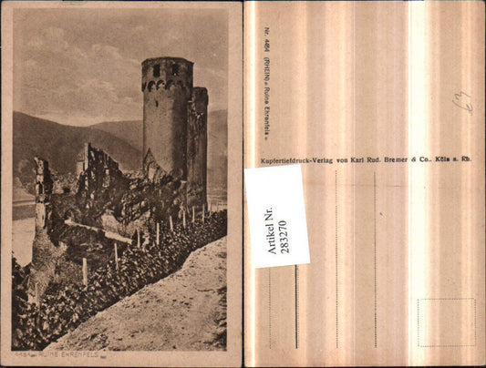 283270,Ruine Ehrenfels b. Rüdesheim am Rhein