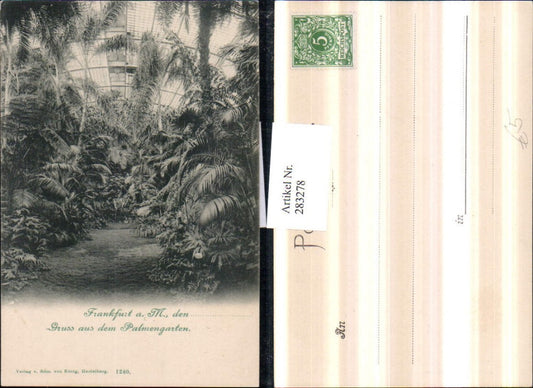 283278,Frankfurt am Main Gruß aus dem Palmengarten Palmen pub Edmund v. König 1240