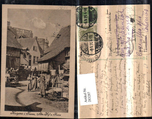 283287,Königstein im Taunus Alter Hof u. Ruine