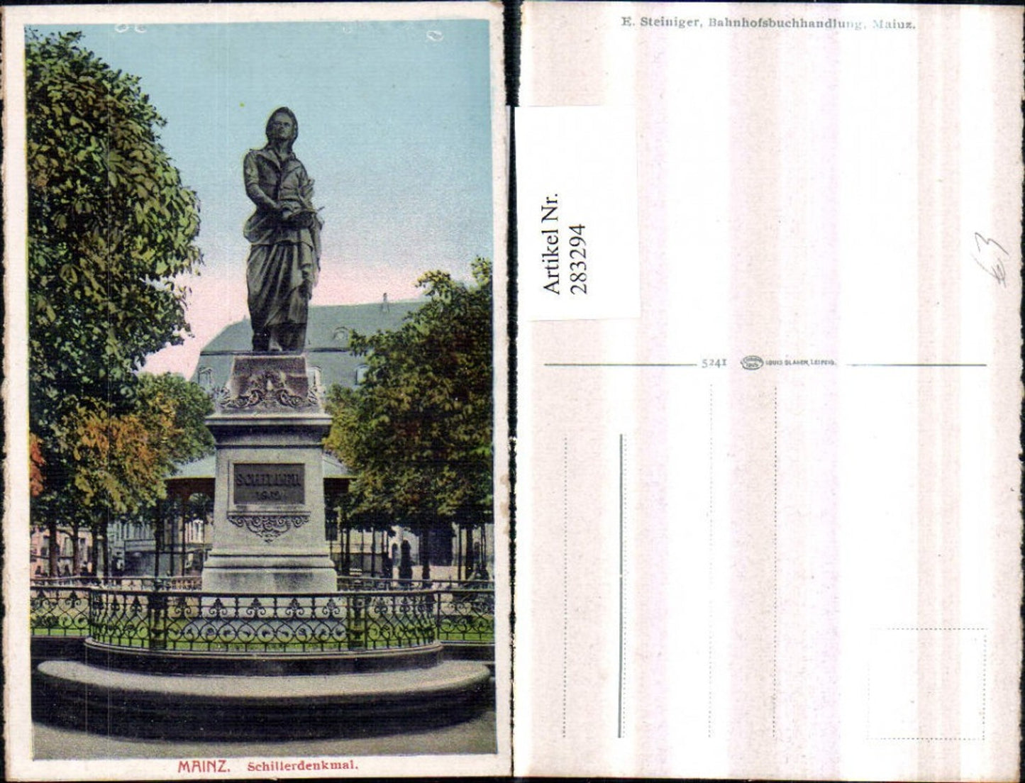 283294,Mainz Schiller-Denkmal