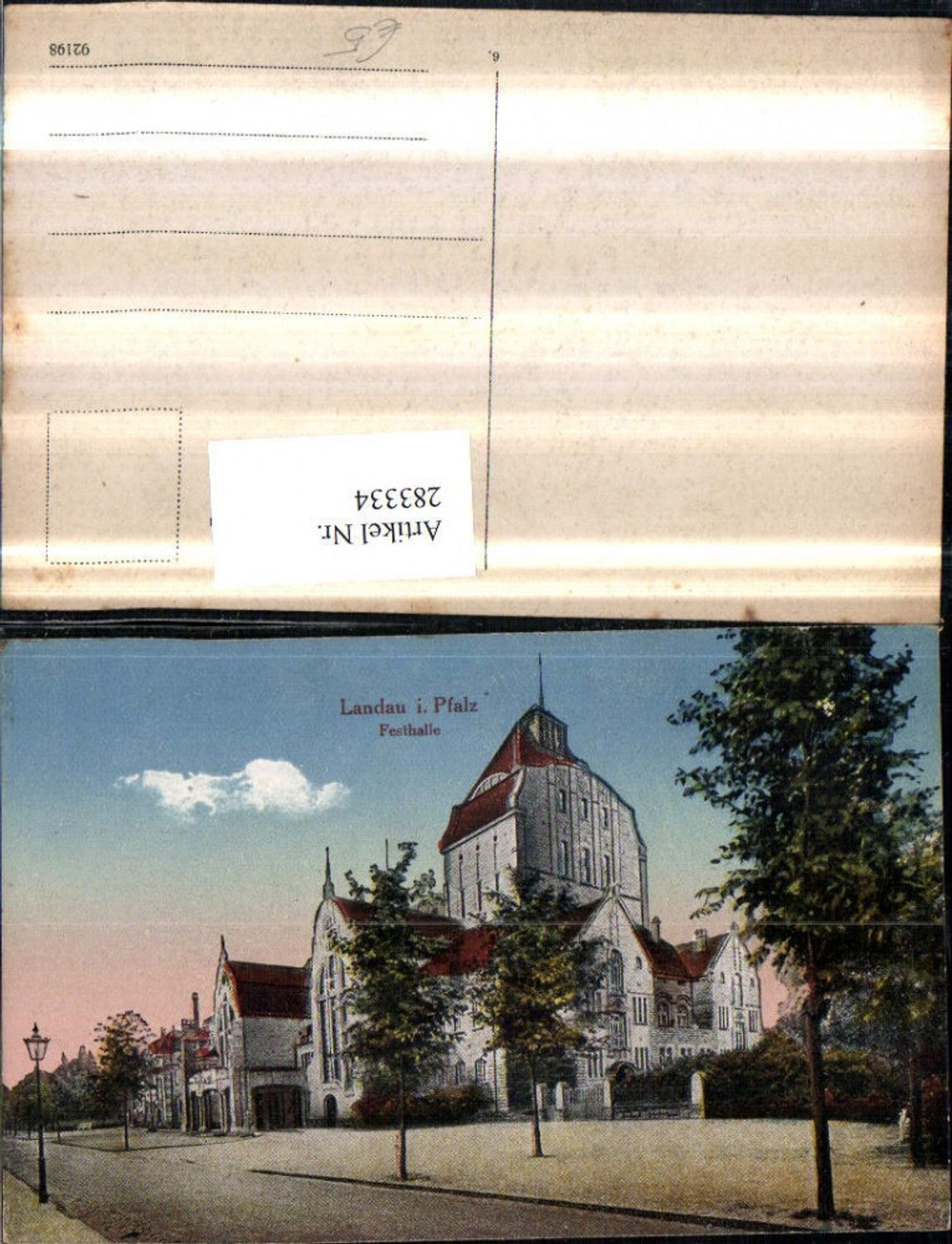 283334,Landau in d. Pfalz Festhalle Gebäude