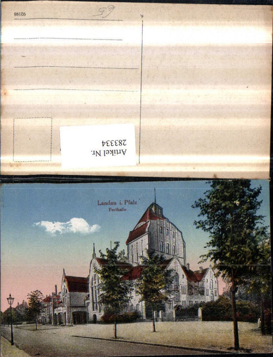 283334,Landau in d. Pfalz Festhalle Gebäude