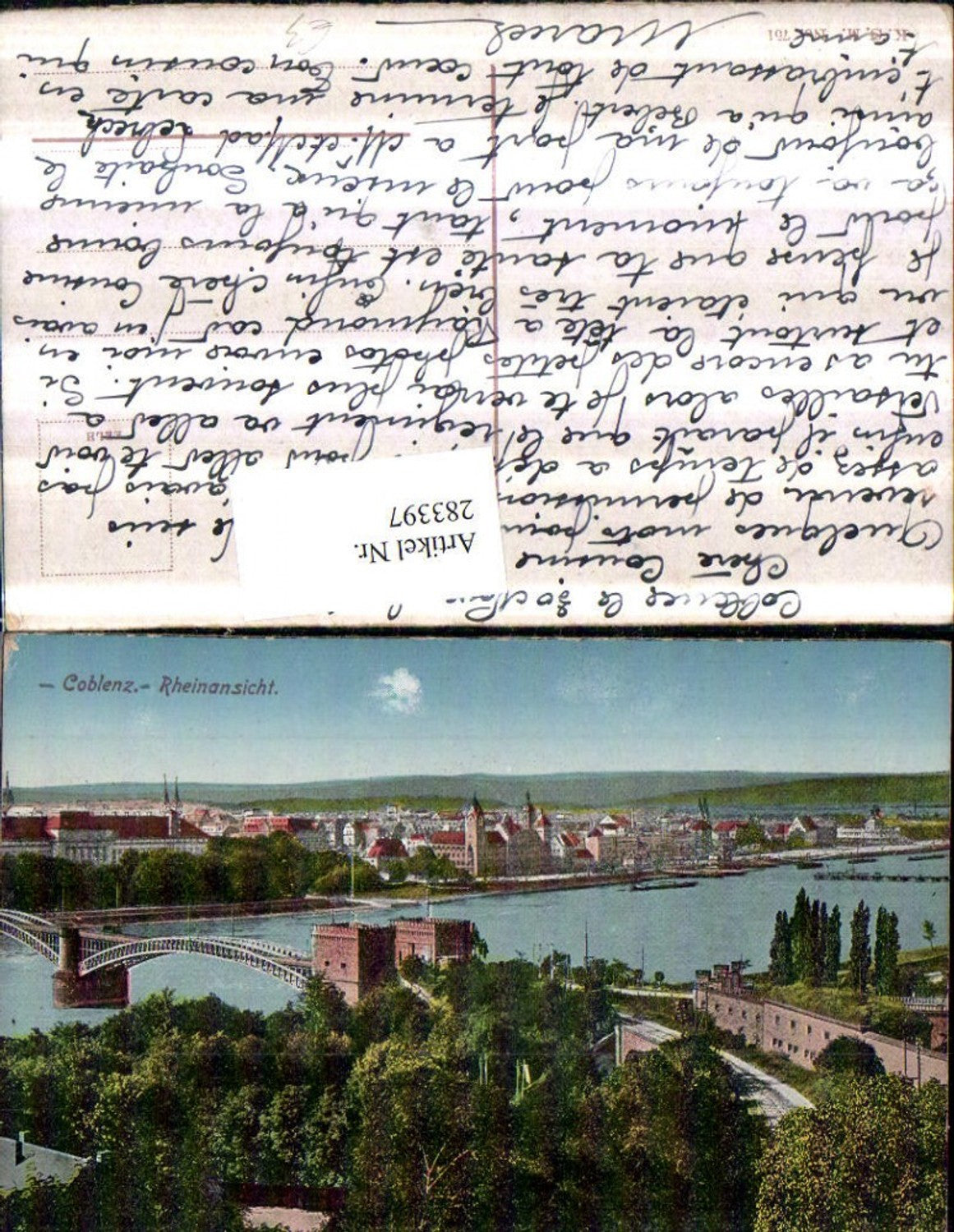 283397,Koblenz Totale Brücke