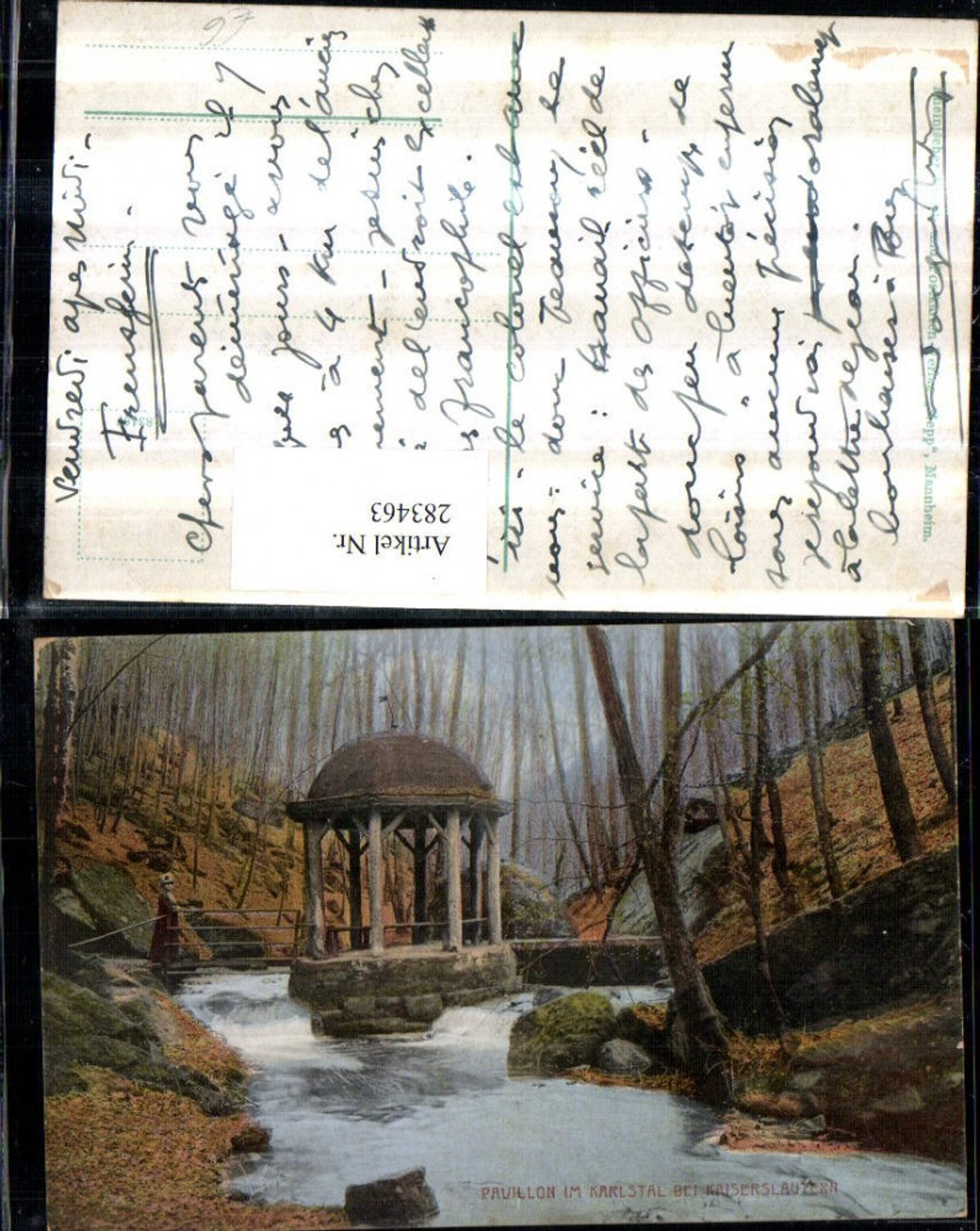 283463,Pavillon Tempel im Karlstal b. Kaiserslautern
