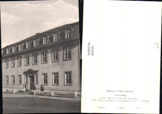 283510, Weimar Goethe House House view