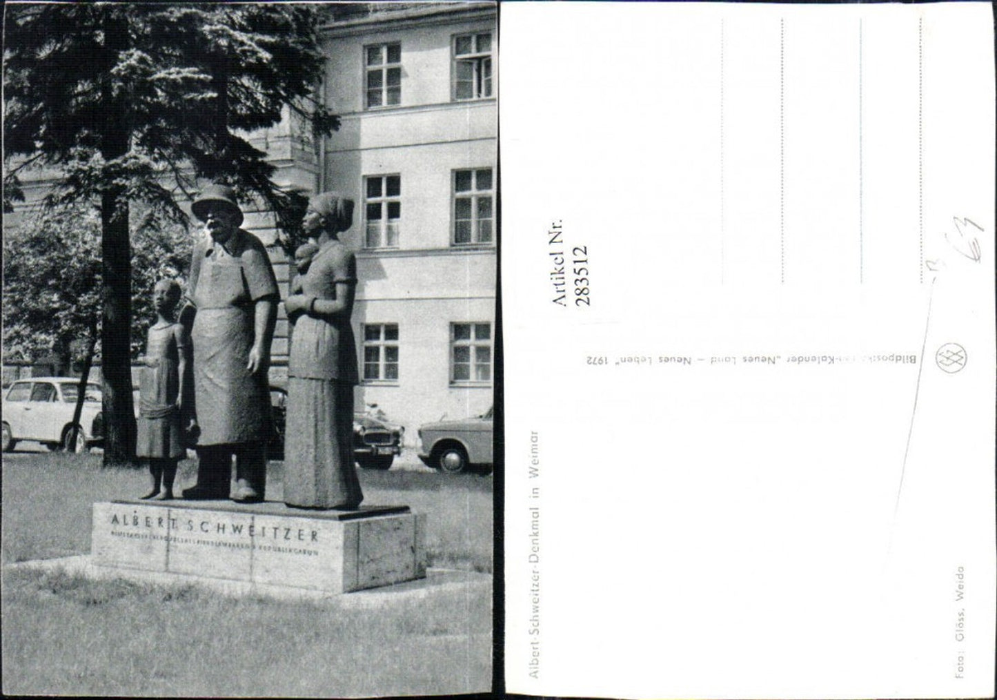 283512, Weimar Albert Schweitzer Monument