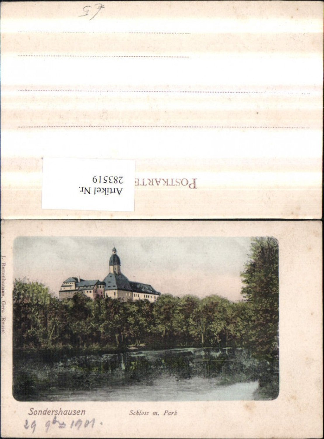 283519, Sondershausen Castle with Park