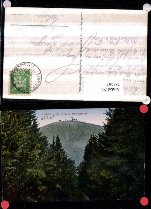 283567, Inselsberg in the Thuringian Forest