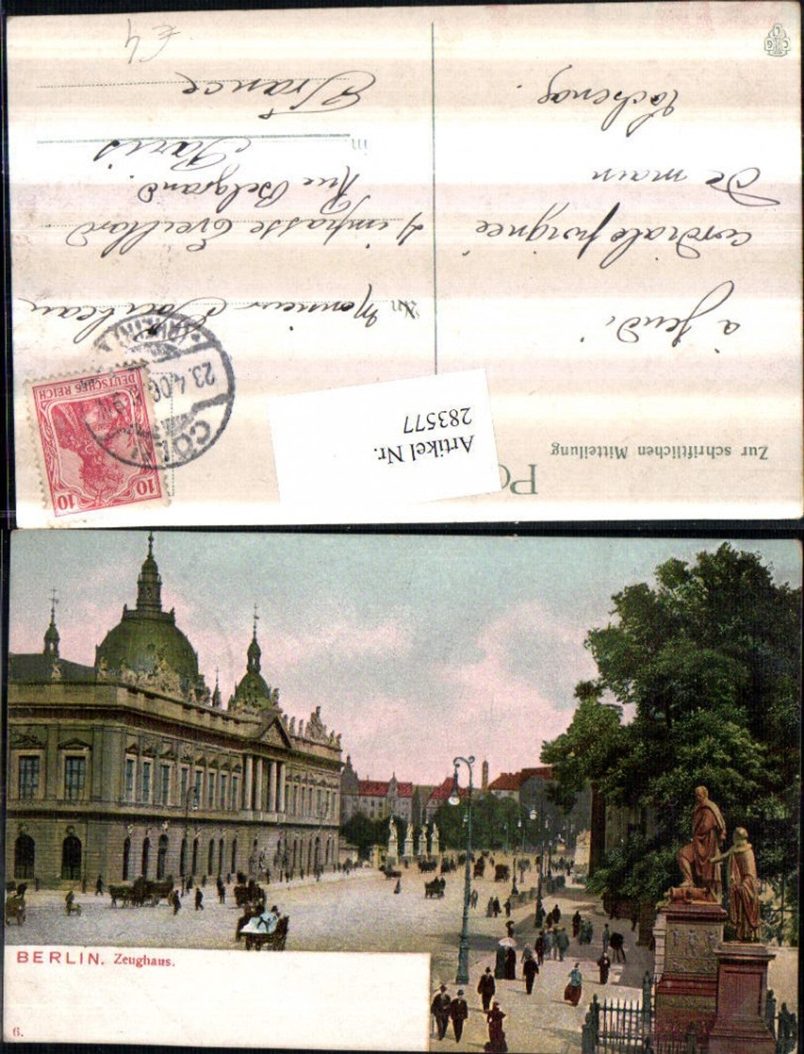 283577,Berlin Zeughaus Straßenansicht Denkmal