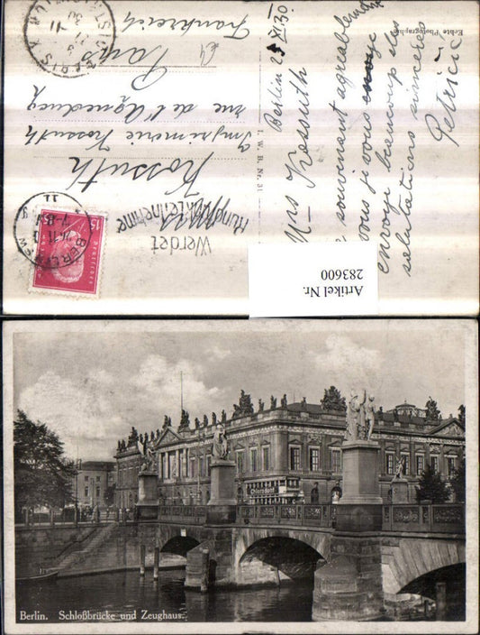 283600,Berlin Schlossbrücke Brücke u. Zeughaus