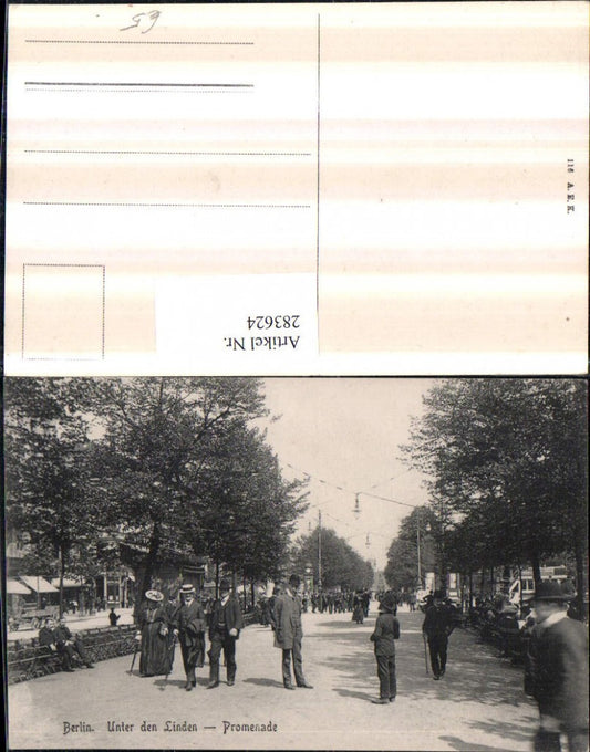 283624,Berlin Unter den Linden Promenade Straßenansicht