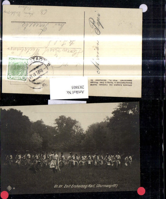 283805,Foto Ak Kaiser Jubiläums Huldigungs Festzug Wien 1908 Gr. XV Zeit Erzherzog Karl Adel Monarchie