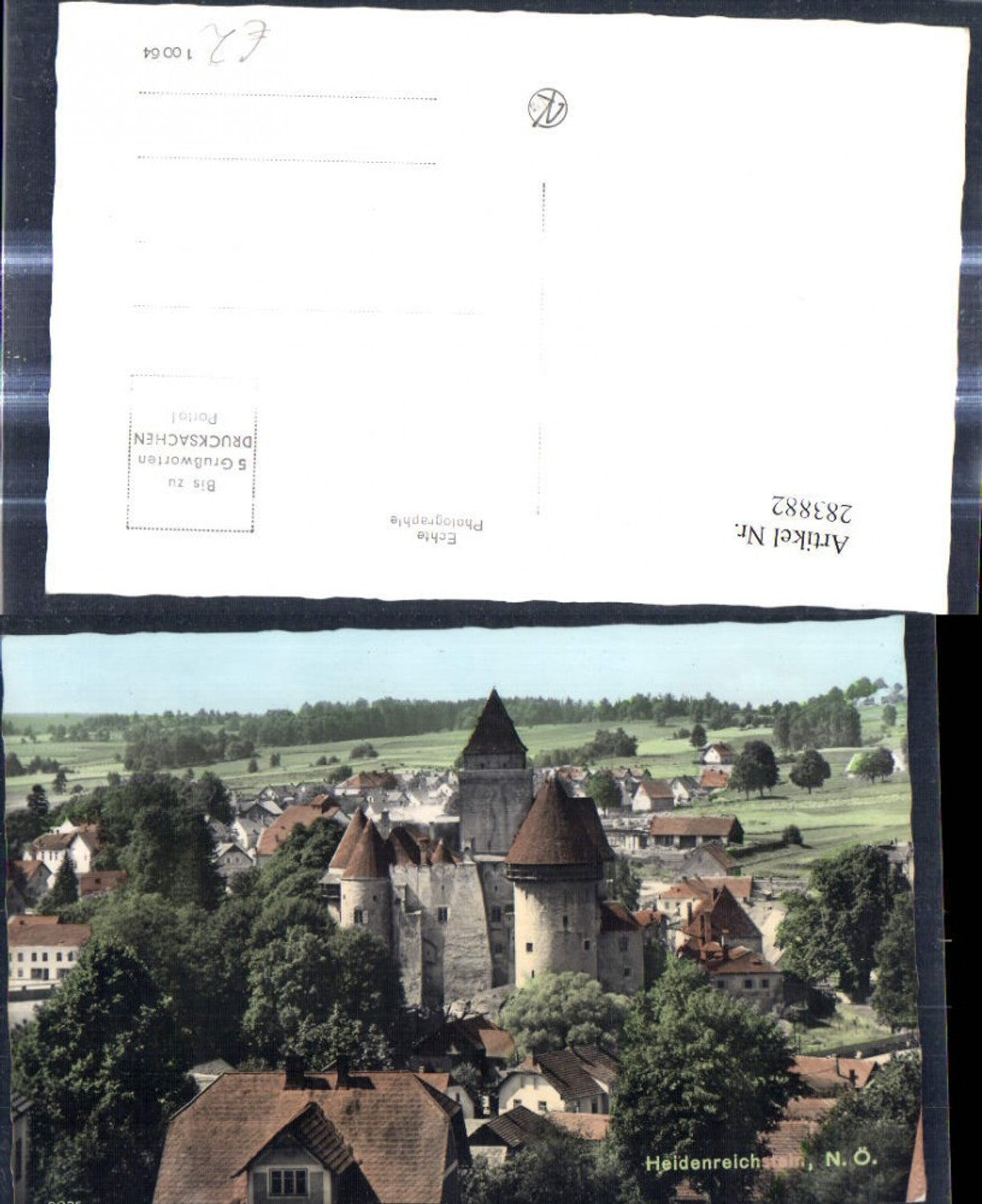 283882,Foto Ak Burg Heidenreichstein