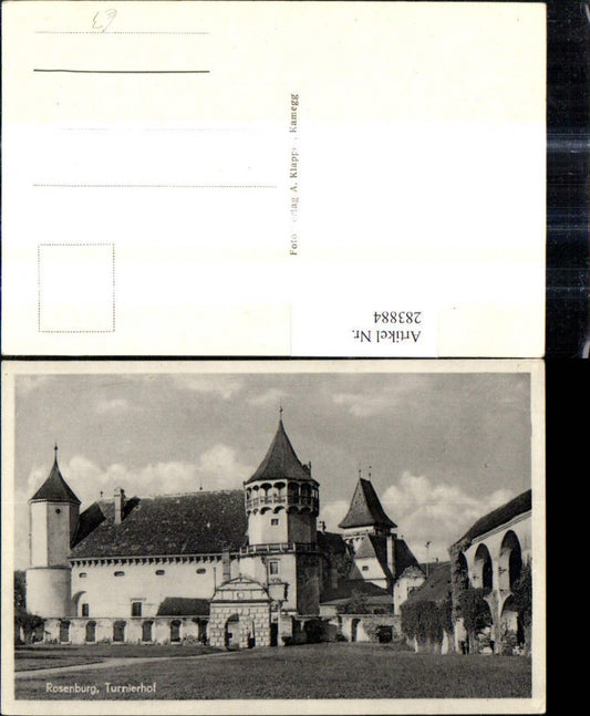 283884,Rosenburg Turnierhof Burg Schloss b. Rosenburg-Mold