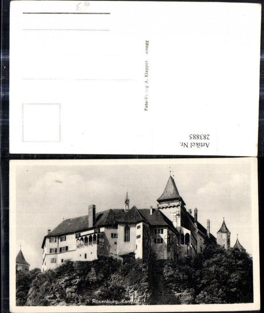 283885,Rosenburg Kamptal Burg Schloss b. Rosenburg-Mold
