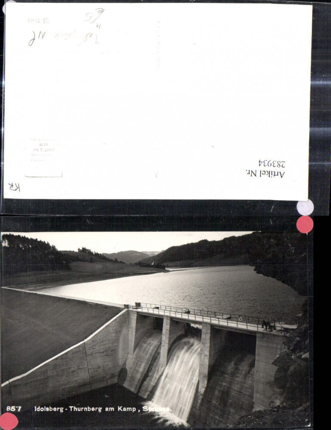 283934,Foto Ak Idolsberg Thurnberg a. Kamp Stausee Talsperre