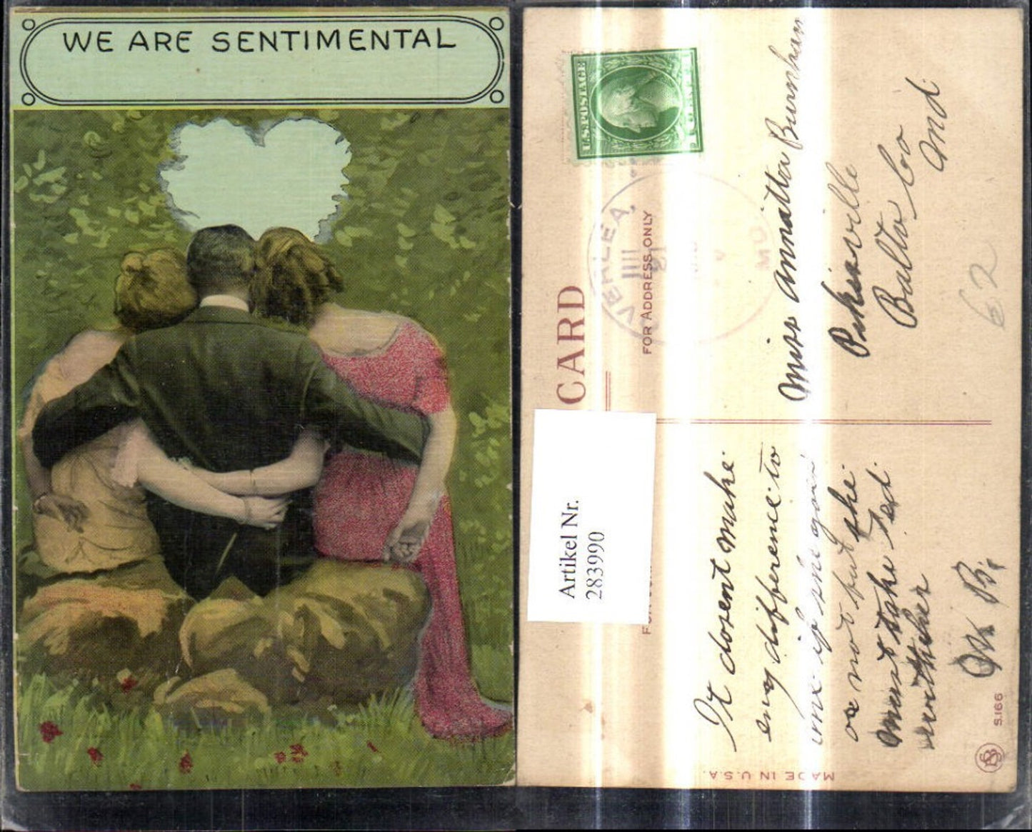 283990,Liebe Mann Umarmung m. 2 Frauen Rückenansicht We are sentimental