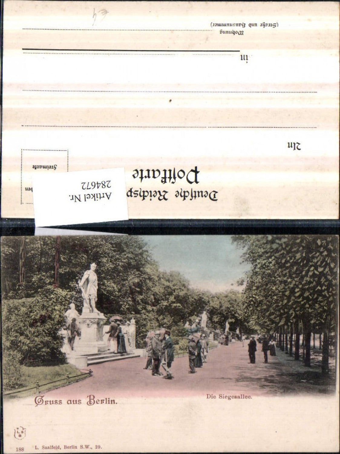 284672,Berlin Die Siegesallee Statuen