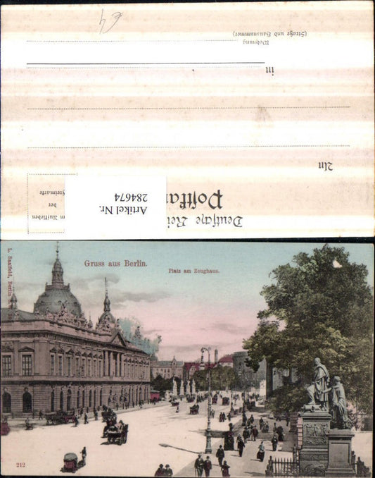 284674,Berlin Platz am Zeughaus Straßenansicht