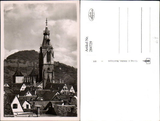 284729,Reutlingen Marienkirche Kirche u. Achalm