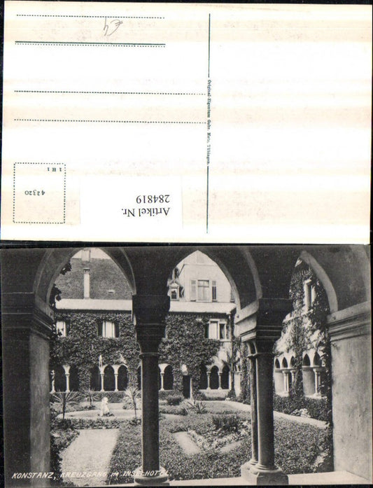 284819, Konstanz on Lake Constance Cloister in the Inselhotel Arkaden