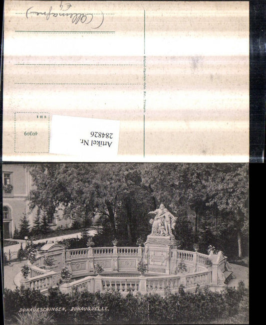 284826, Donaueschingen Danube Source