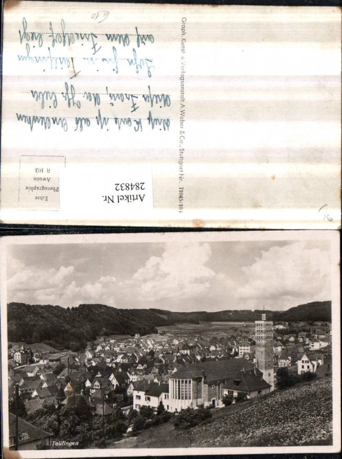 284832,Tailfingen Totale Kirche