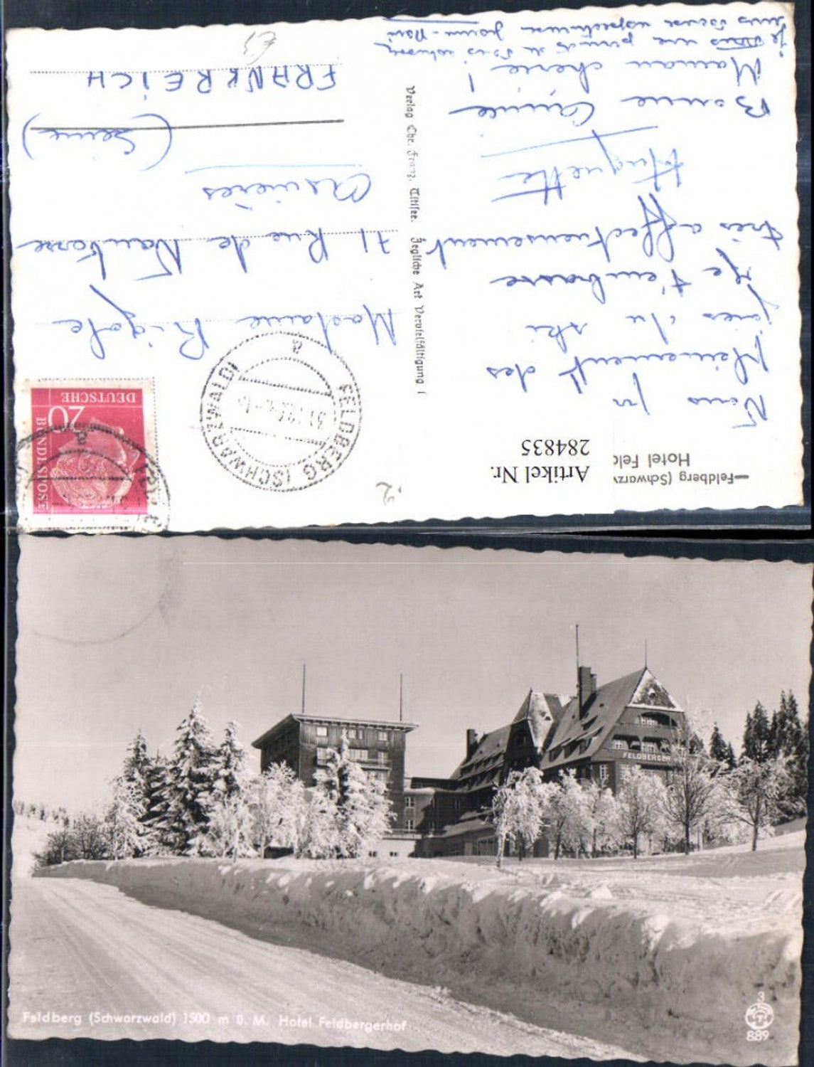 284835,Feldberg im Schwarzwald Hotel Feldbergerhof Winterbild
