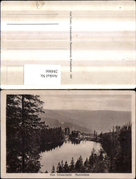 284866,Black Forest Mummelsee Lake